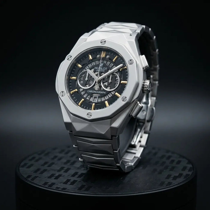 Hublot Skeleton Chronograph Steel