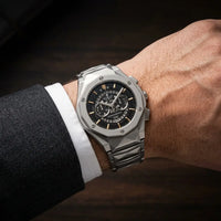 Hublot Skeleton Chronograph Steel