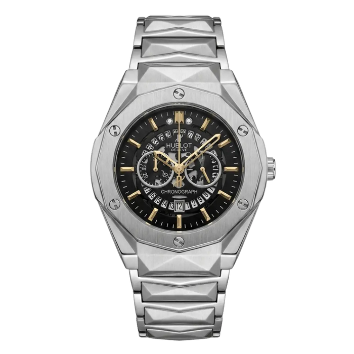 Hublot Skeleton Chronograph Steel